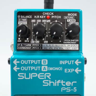Boss PS-5 Super Shifter With Original Box Pitch Shift Guitar Effect Pedal EZ23838 image 3
