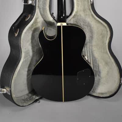 Washburn AB-20 Acoustic-Electric Hollowbody Bass Sunburst w/HSC image 3