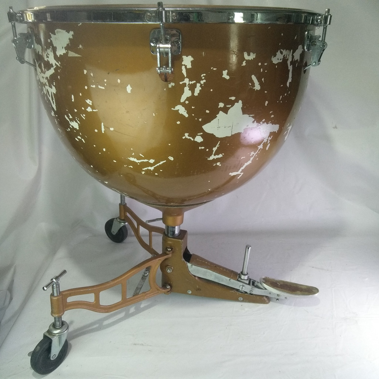 Slingerland 26" Timpani Drum Fiberglass Bowl Vintage 60s Complete w/ Remo Head — main photograph