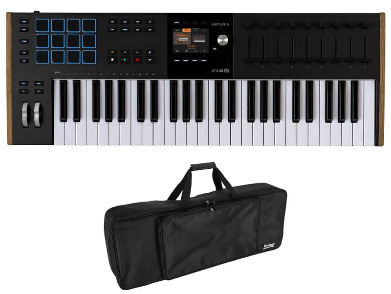 Arturia KEYLAB 49-Key Mk3 Black USB Midi Keyboard Controller+On-Stage Bag image 1