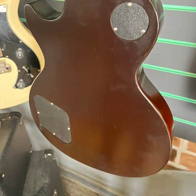 Gibson Les Paul '50s Tribute T Satin Gold Top Dark Back 2016 Electric Guitar image 12