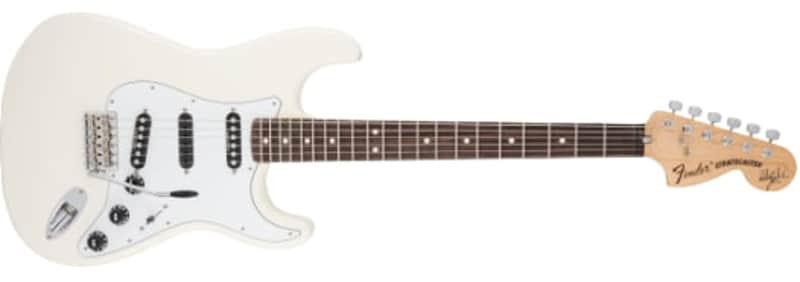 Fender Ritchie Blackmore Signature Stratocaster Scalloped Rosewood Fingerboard - Olympic White