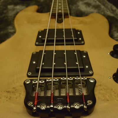 RARE 1985 Vintage Wal Mk1 MkI Custom UK British Bass Natural Canadian Maple Burl, Brazilian Mahogany image 19