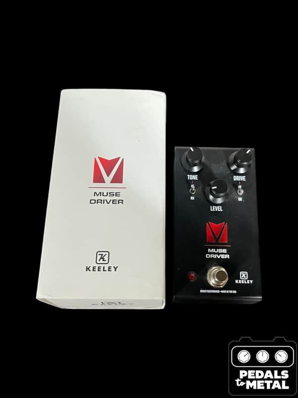 Keeley Muse Driver Andy Timmons Signature Overdrive 2024 - Black / Red - X15969 image 1
