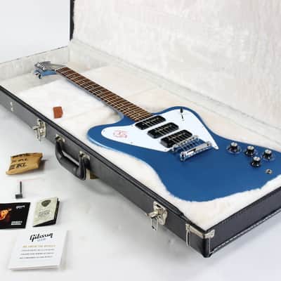 2011 Gibson USA Firebird Non-Reverse Pelham Blue 3 P90's w OHSC! MINTY! image 5