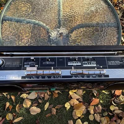 SHARP QT-Y14 Rare Vintage Cassette Deck Boombox Japan image 4