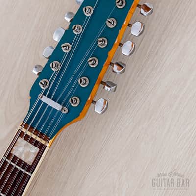 1966 Fender Electric XII Vintage 12-String Guitar Lake Placid Blue, 100% Original w/ Case image 4