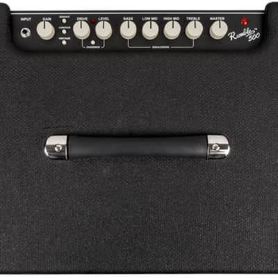 Fender Rumble 500 (V3), 120V, Black/Silver Bass Amplifier image 3