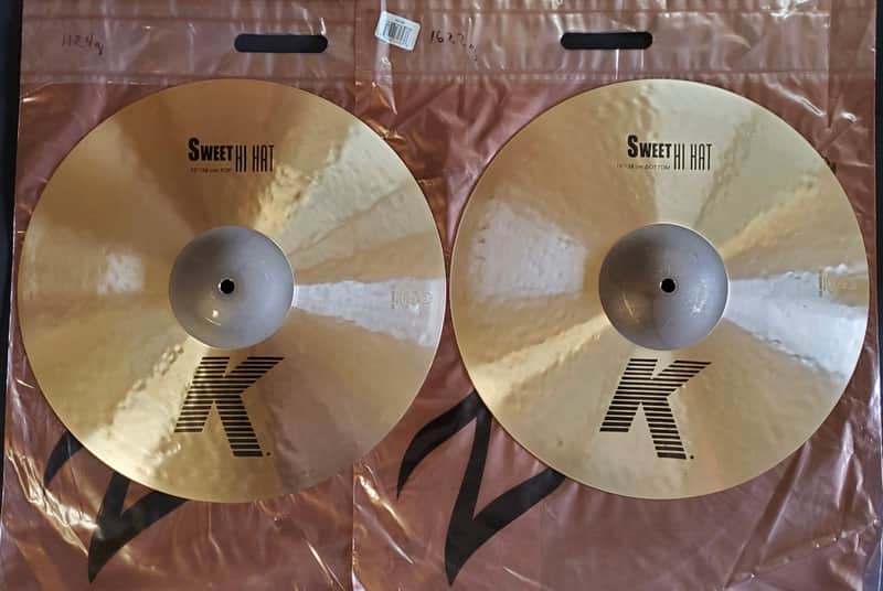 Unplayed Zildjian 15" K Series Sweet Hi-Hat (Pair) 1124g/1622g image 1