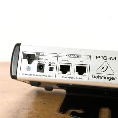 Behringer Powerplay P16-M 16-Channel Digital Personal Mixer CG01ZS2 image 7