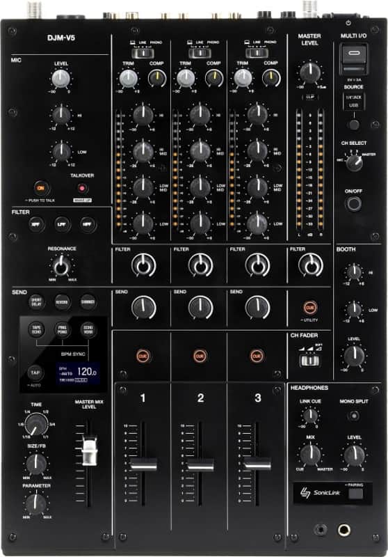 AlphaTheta DJM-V5 3-channel DJ Mixer image 1