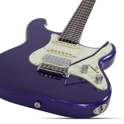 Schecter Nick Johnston Traditional HSS 10th Anniversary Atomic Violet image 4