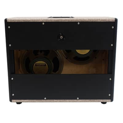 Mint Milkman Sound 2x12 Guitar Amp Speaker Cab, Greenbacks, Two Tone Black image 4