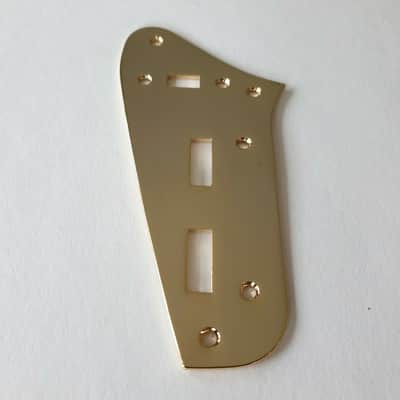 Jaguar guitar control & preset & slide switch plate kit gold fits fender new image 3