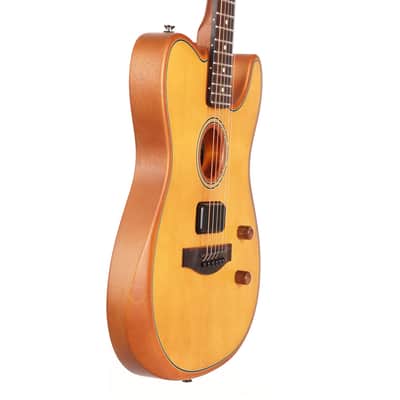 Fender Acoustasonic Standard Telecaster Aged Natural image 5