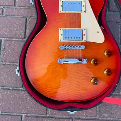Epiphone Les Paul Standard Plus Top 1989 - Cherry Sunburst + hard case image 3