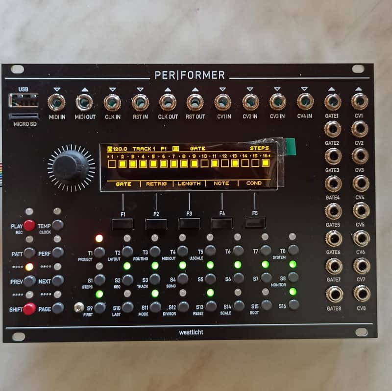 Westlicht Performer // 8-track CV/gate/MIDI sequencer NEW - 12 Months Warranty image 1