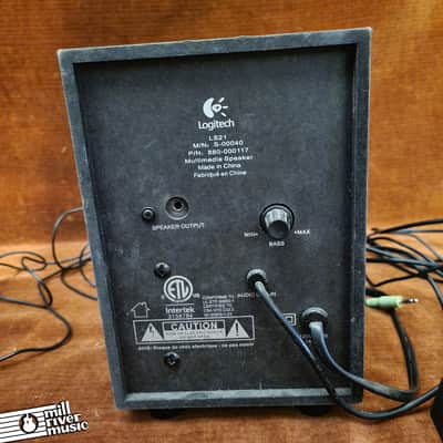 Logitech LS21 Stereo Speaker System Used image 5