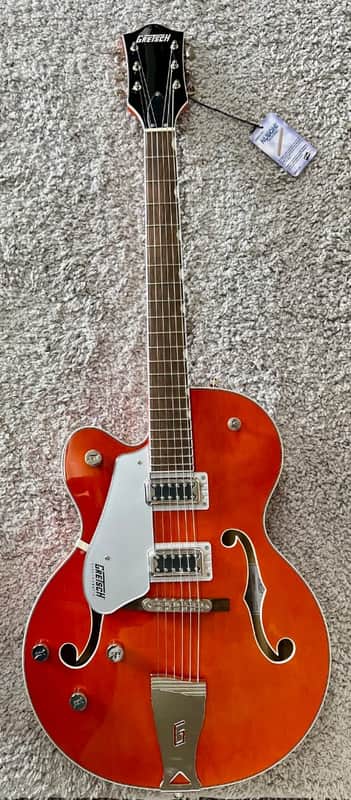Mint Gretsch G5420LH Electromatic Lefty Hollow-Body Single Cut Guitar, Orange Stain image 1