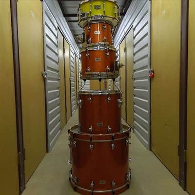 ayotte drum kit 10, 13, 16, 22, 1996 orange sparkle image 12