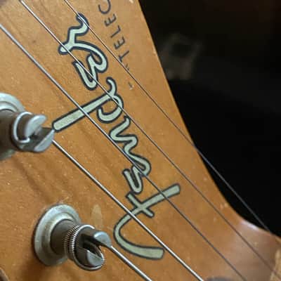Fender Telecaster 50s reissue Neck 90's Mexico made body PARTSCASTER image 9