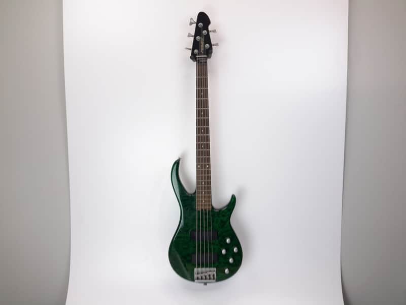 PEAVEY FURY V ピーヴィー フューリ 5弦ベース グリーン　虎杢 Peavey FURY V 5 String Bass Guitar Green | Reverb