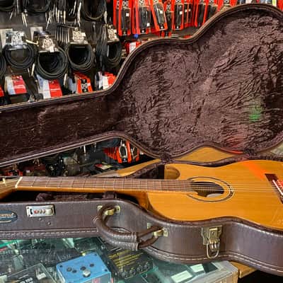 Ortega Signature Series Flametal-Two Natural Gloss Finish Cutaway Classical Acoustic-Electric Guitar with Original Hardshell Case image 17