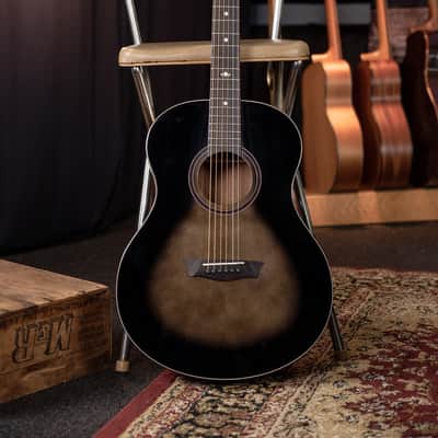 Washburn Novo S9 Bella Tono Studio Acoustic Guitar - Gloss Charcoal Burst image 6