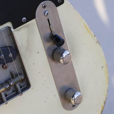 Kelton Swade ''Vinny'' Telecaster AVR-T '53, Roadworn Blonde image 9