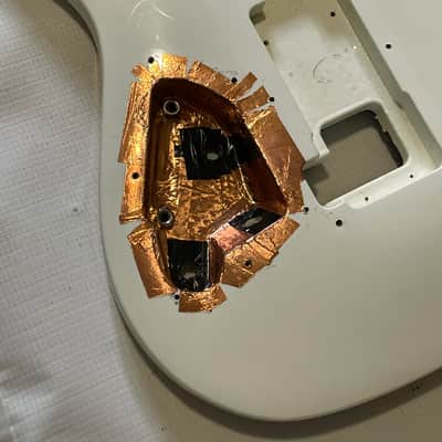 2000's Indonesia Ibanez S7320 7 String White Guitar Body ZR Tremolo Ready image 19