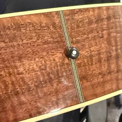 Santa Cruz OM Grand Figured Walnut and Adirondack Spruce Custom image 14