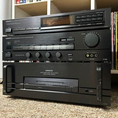 Onkyo M-5140/P-3160/T-4120 Power Amplifier Preamplifier Tuner w/ Remote TESTED ✅ image 4
