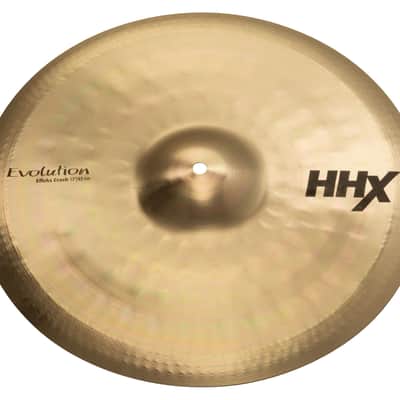 Sabian HHX 17" Evolution Effeks Crash Brilliant Finish Cymbal Shirt &Sticks Bundle Authorized Dealer image 3