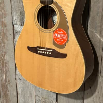 Fender Malibu Player Natural, Great Small Body Guitar, Pro Setup , Ships Very Fast ! image 5
