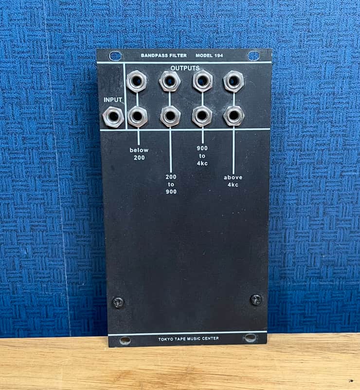 Tokyo Tape Music Center Model 194 Bandpass Filter - Black image 1