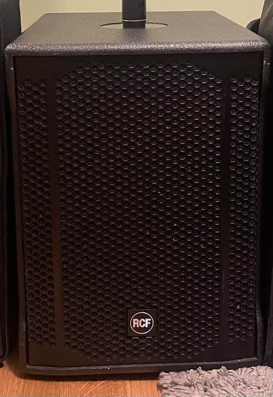 RCF SUB 702-AS II Active 1400 Watt 12” Subwoofer Speaker 2010s - Black image 1