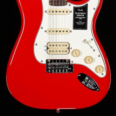 Fender Player II Stratocaster HSS Rosewood Fingerboard Coral Red (420) image 3