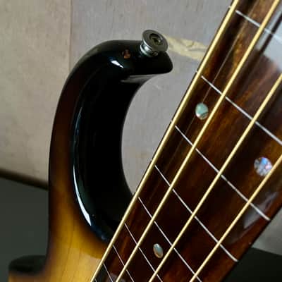 Rick Turner Electroline fretless 4 string bass guitar (thick epoxy coated fingerboard) image 15