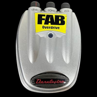 Danelectro Fab Overdrive 2000s - Silver X13187 image 1