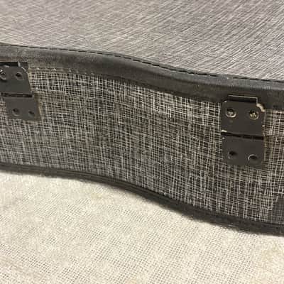 Vintage 1960’s Silver Black Faux Tweed Offset Guitar Case Harmony Silvertone Kay Supro Airline image 15