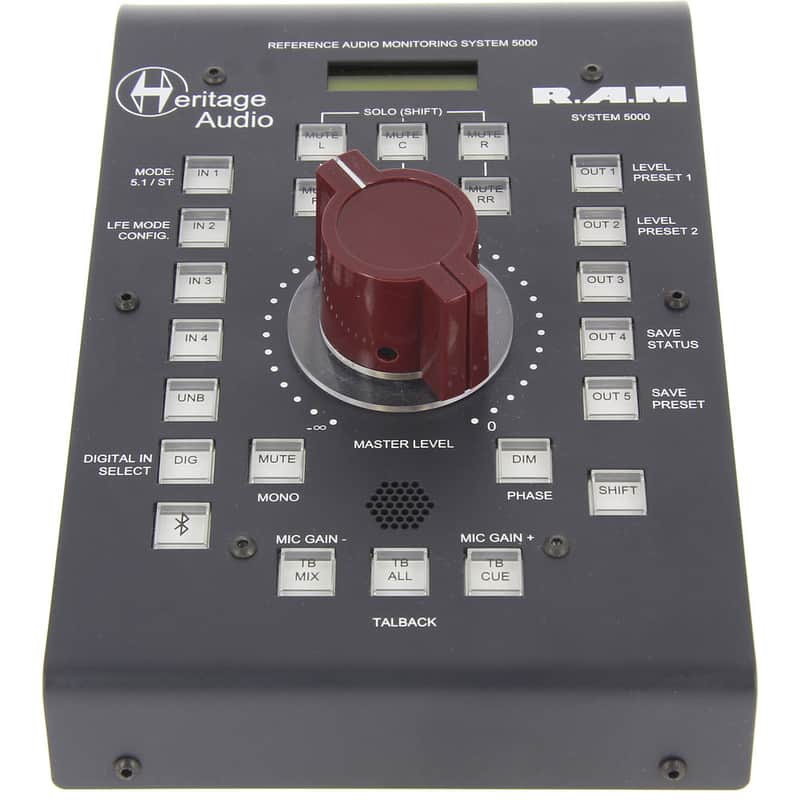 Heritage Audio RAM System 5000 5.1 Monitor Controller with Remote Control image 6