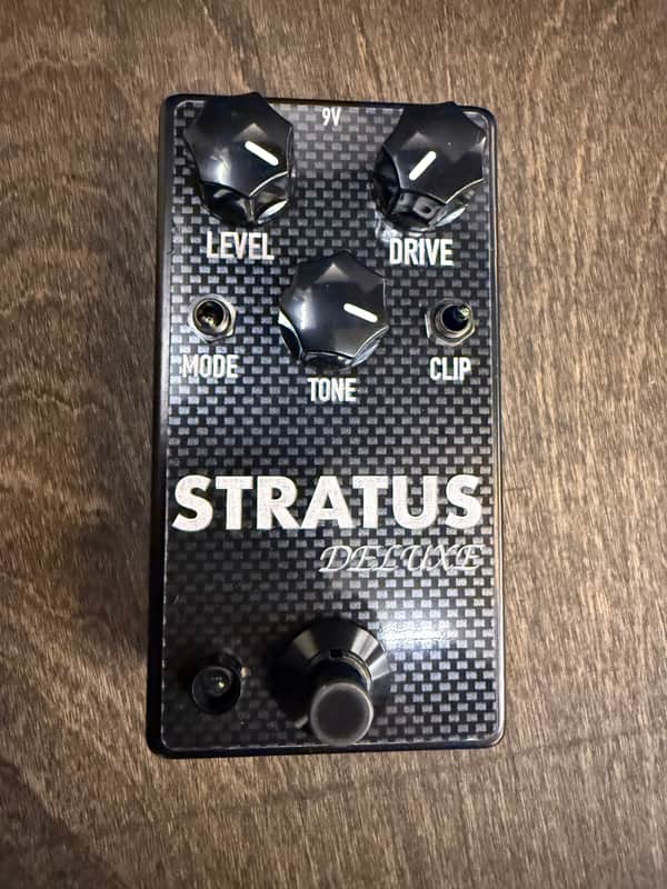 Aion Electronics Stratus Deluxe - Boss SD-1w Clone Guitar Overdrive Pedal 2025 - Black image 1