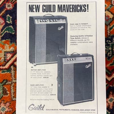 1970s Guild Maverick Combo Guitar Amplifier image 12