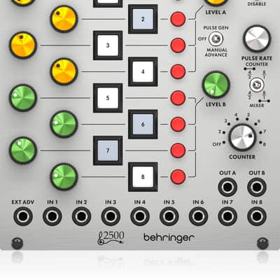 Behringer MIX-SEQUENCER MODULE 1050 NEW - SILVER image 1