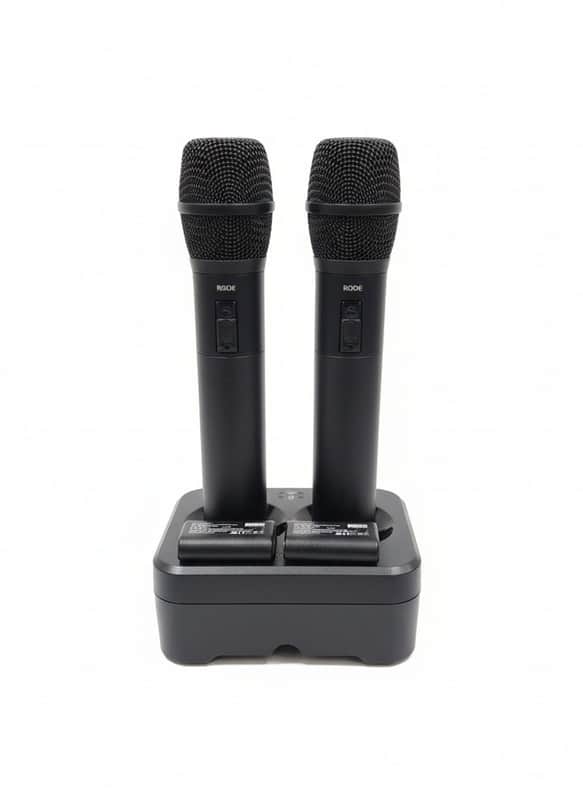 Rode Link TX-M2 Microphone Pair - Wireless Digital System - Excellent w/ Battery Packs & Recharge Hub image 1