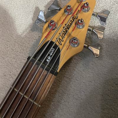 WashBurn BANTAM XB - 600 1994 - 1998 - TRANSPARENT GREEN 6 String image 5