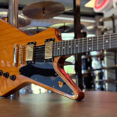 Epiphone Limited Edition '58 Korina Explorer Reissue 2022 - Antique Natural (Black Pickguard) image 2