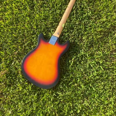 Harmony H804 Electric Guitar – Sunburst – Mint w/Original Case, Papers & Cable image 10