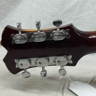 Harmony USA H-64 h64 Meteor Semi-Hollowbody Guitar with Case - repaired headstock image 9