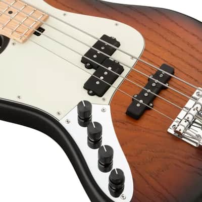 Sadowsky MetroLine 21-Fret Vintage P/J Bass-Swamp Ash Body-4 String-Almond Sunburst Transparent Satin-Lefthand image 5